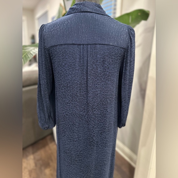 ✨NWT✨ Gerard Darel Blue & Black Cheetah Print Janelle Dress Size 36 (US Size 4) - Picture 6 of 16